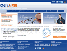 Tablet Screenshot of annuaire-diagnostiqueur.fr
